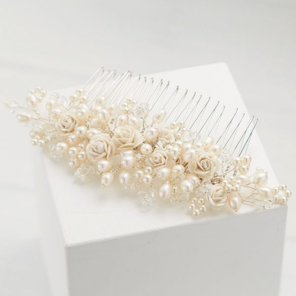 Rose-Comb-wedding-comb-freshwater-pearls-roses