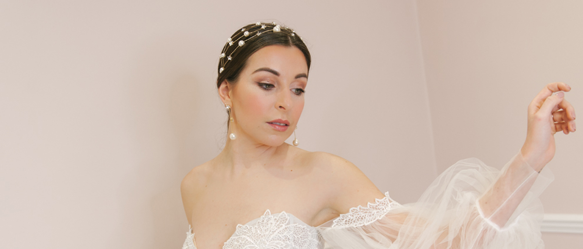 Astra Headpiece with Swarovski Stars and pearls