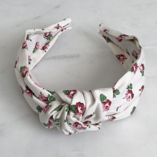 Knotted Headband Rosebud