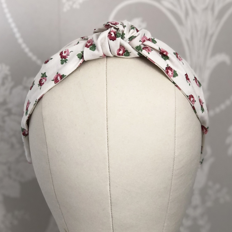 Knotted Headband Rosebud - Image 2