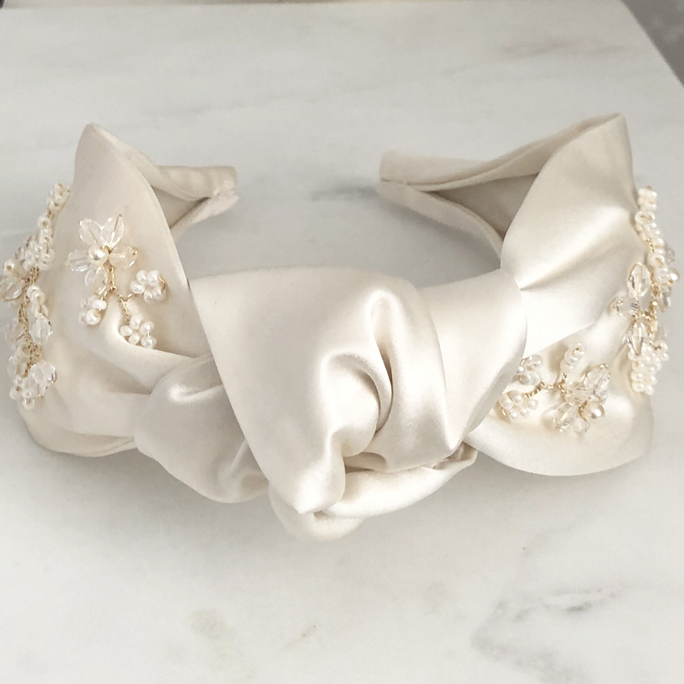 Florence Silk Headband - Image 2