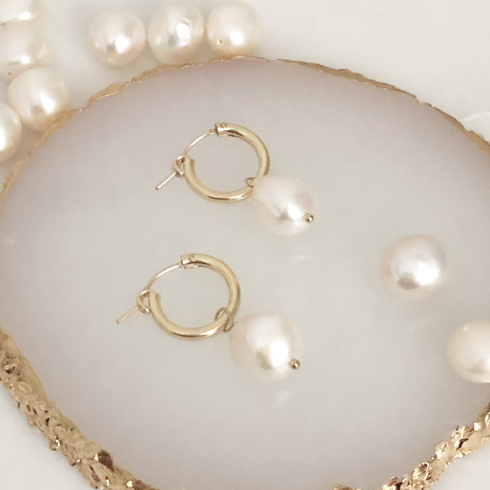 Freya Gold Hoop Earrings