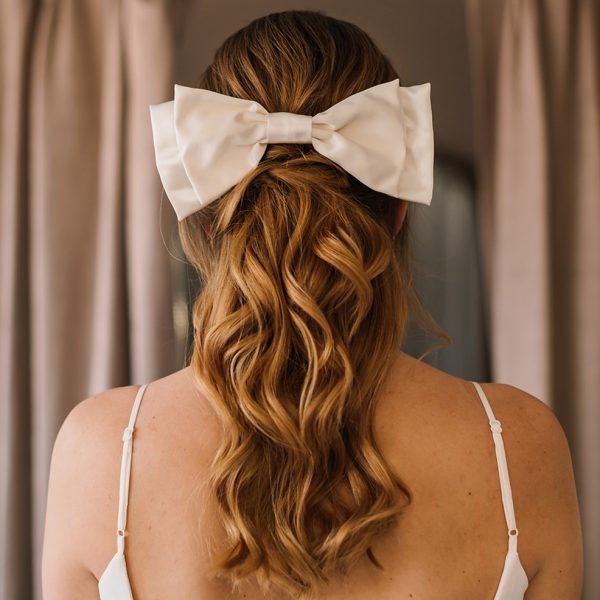 Susie Silk Bow on model