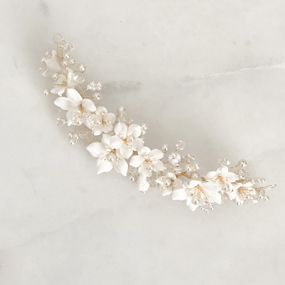 Lysette Flower Hair Vine