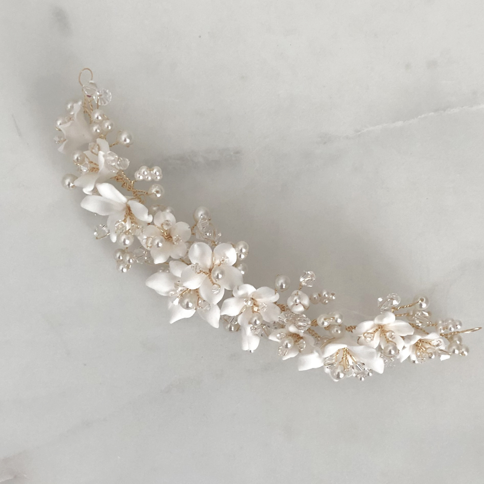 Lysette Flower Hair Vine - Image 2