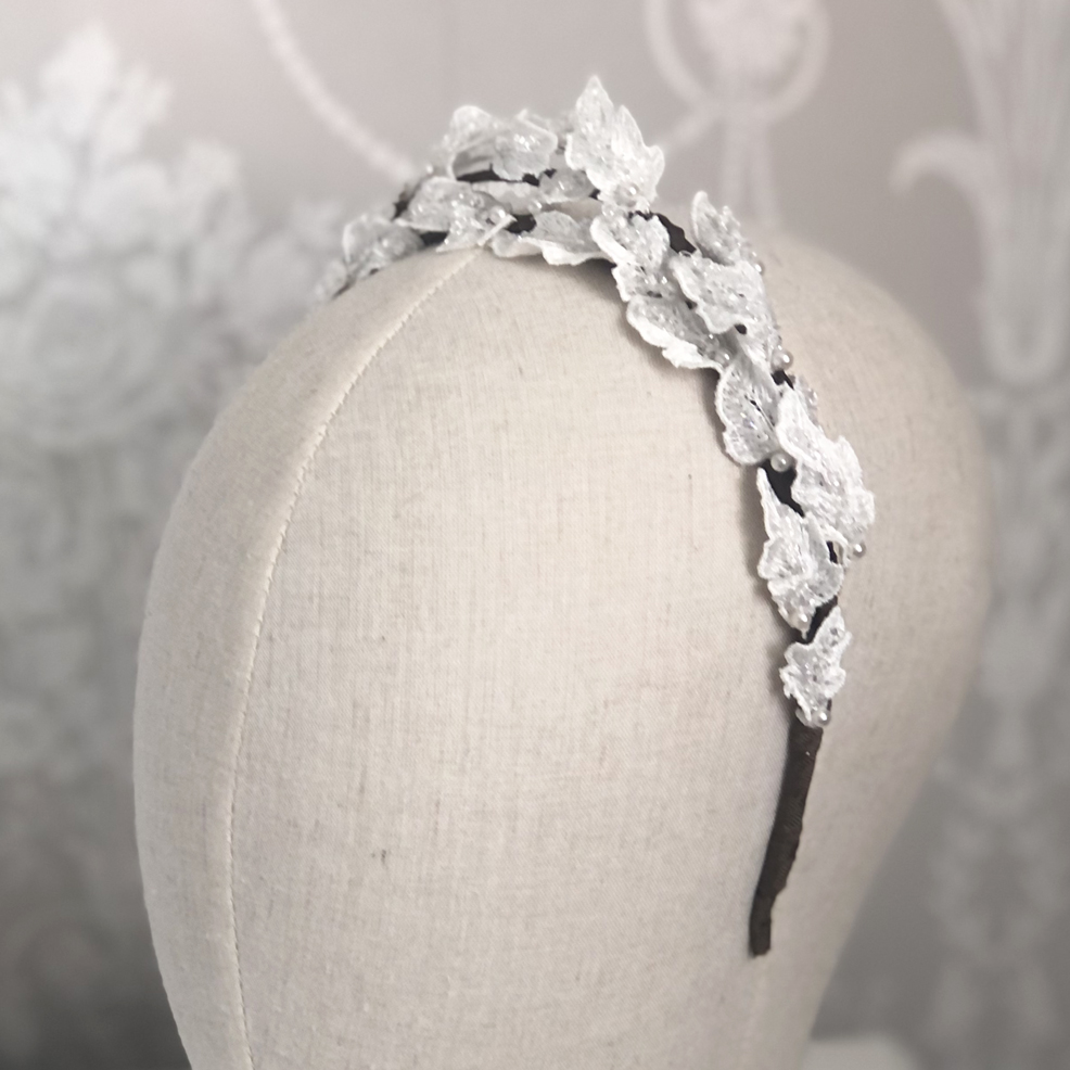 Catherine Lace Tiara - Image 3