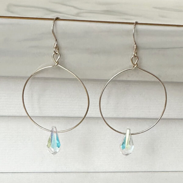 Crystal Hoop Earrings