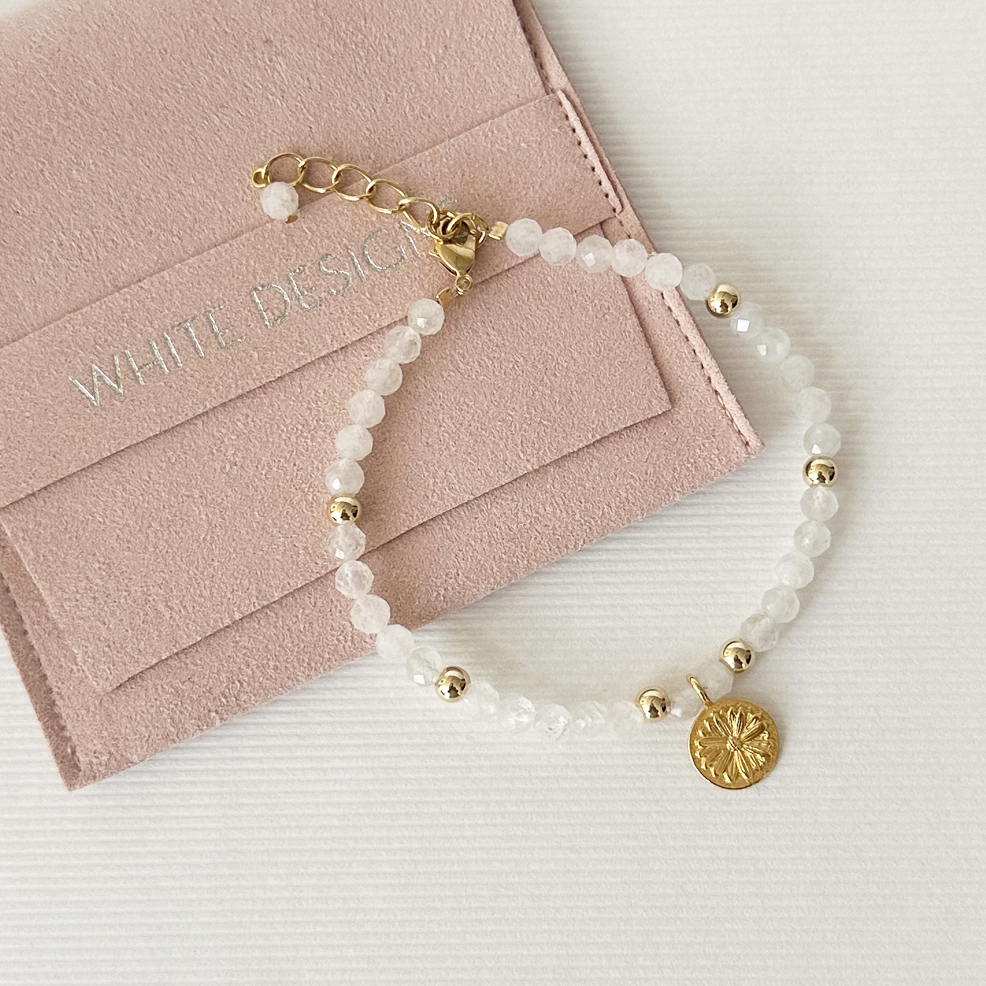 Moonstone Daisy Bracelet - Image 2