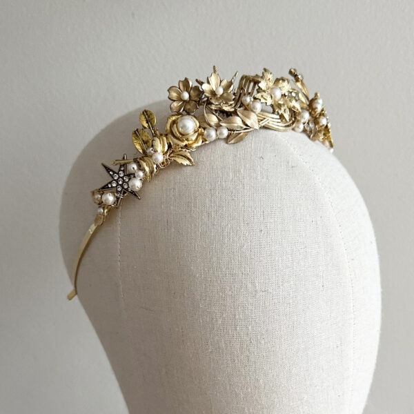 Vintage Gold Tiara