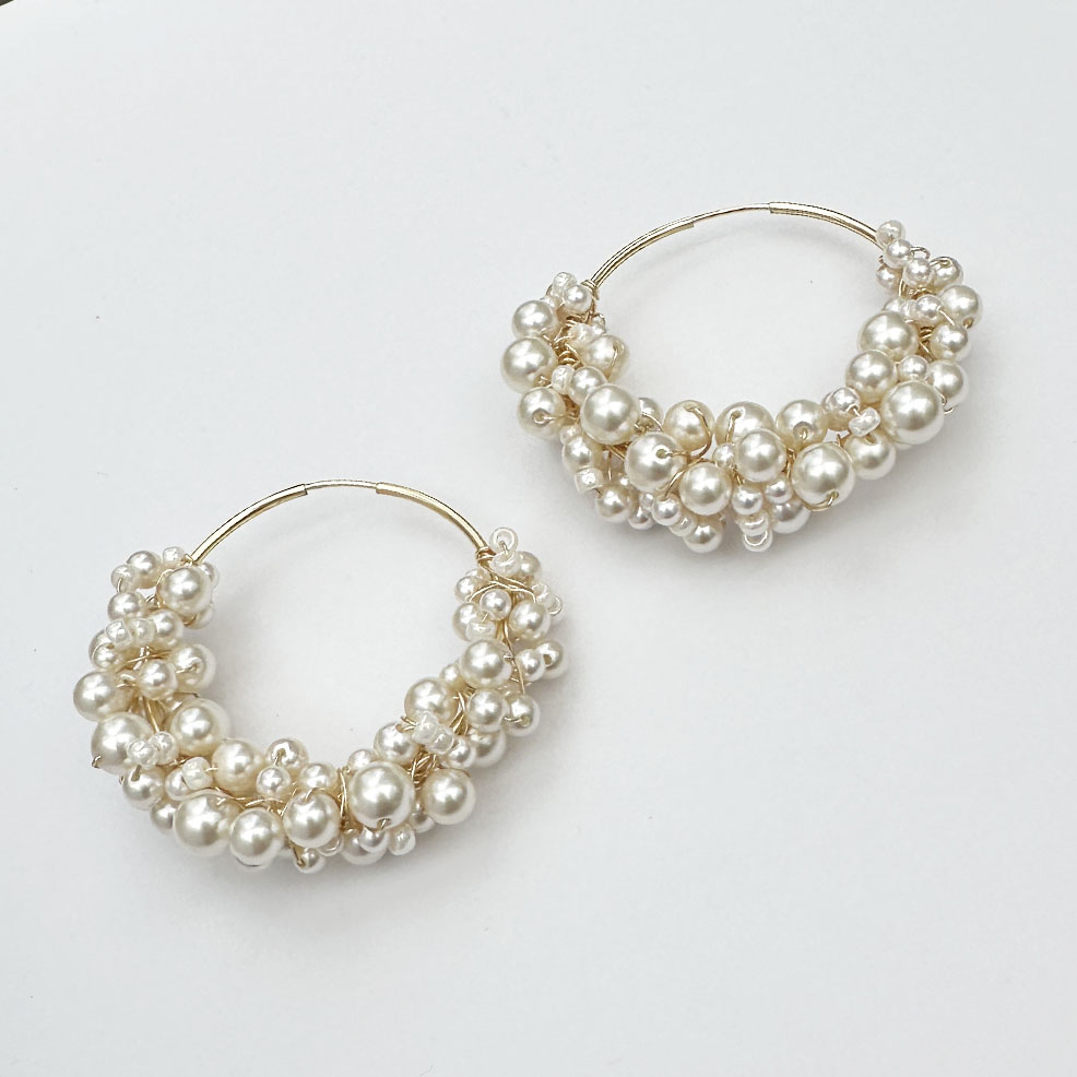 Jasmin Hoop Earrings - Image 2