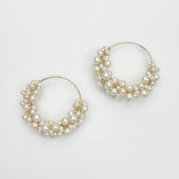 Jasmin Hoop Earrings