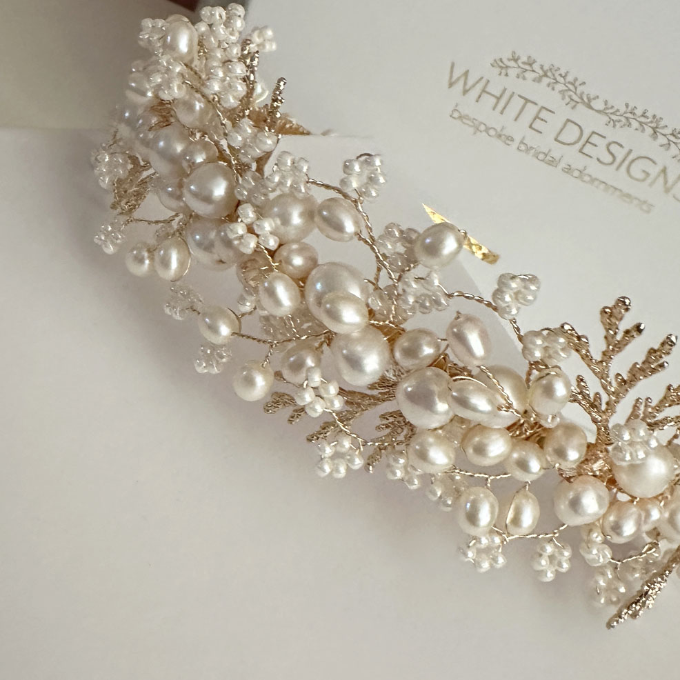 Ottilie Pearl Headpiece