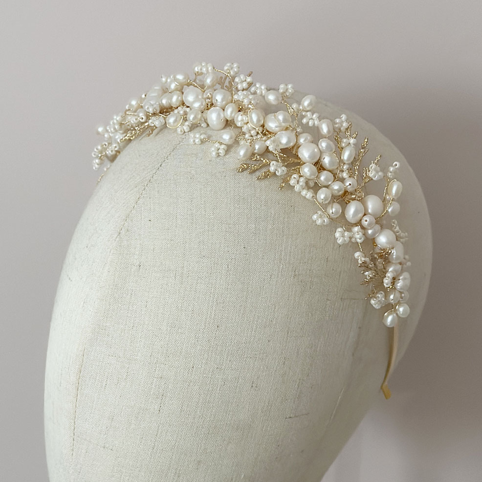 Ottilie Pearl Headpiece